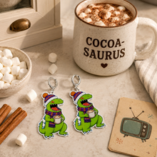 Load image into Gallery viewer, Cocoa-Saurus Earrings
