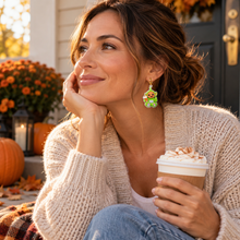 Load image into Gallery viewer, Pumpkin Up, Tubby Earrings

