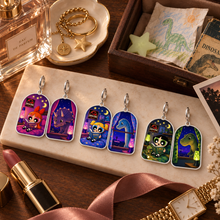 Load image into Gallery viewer, Sugar, Spice &amp; Dinosaur Nights Earrings
