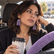 Load image into Gallery viewer, Resting Squid Face Earrings
