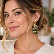 Load image into Gallery viewer, Flicker. Ring. Run. Earrings
