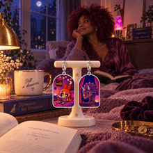 Load image into Gallery viewer, Sugar, Spice &amp; Dinosaur Nights Earrings
