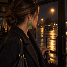 Load image into Gallery viewer, Flicker. Ring. Run. Earrings
