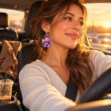 Load image into Gallery viewer, Tubby Needs Coffee Earrings
